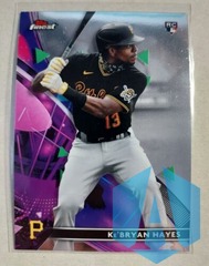 2021 Topps Finest Ke'Bryan Hayes #38 Rookie Pittsburgh Pirates RC